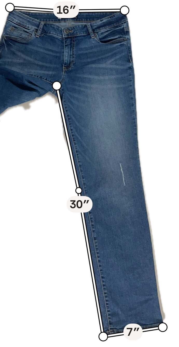 Kut from the Kloth Catherine Straight Leg Jeans Size 10 - Picture 5 of 6